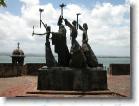 DSCN0021 * Statue of a bishop and 3 nuns commerates a famous Puerto Rican legand. * 2560 x 1920 * (922KB)
