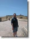 DSCN0035 * Oscar windswept at the entrance to El Morro. * 1920 x 2560 * (964KB)